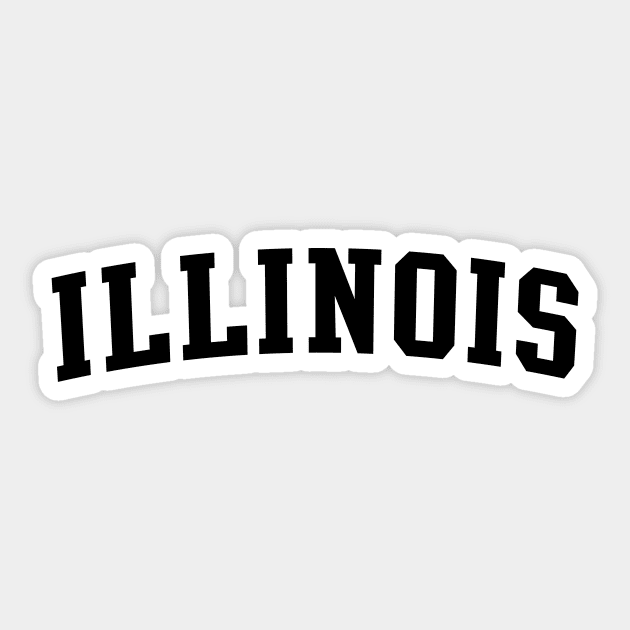 Illinois T-Shirt, Hoodie, Sweatshirt, Sticker, ... - Gift Sticker by Novel_Designs